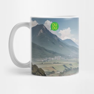 Mountain Field Farm - Aerial Landscape Mug